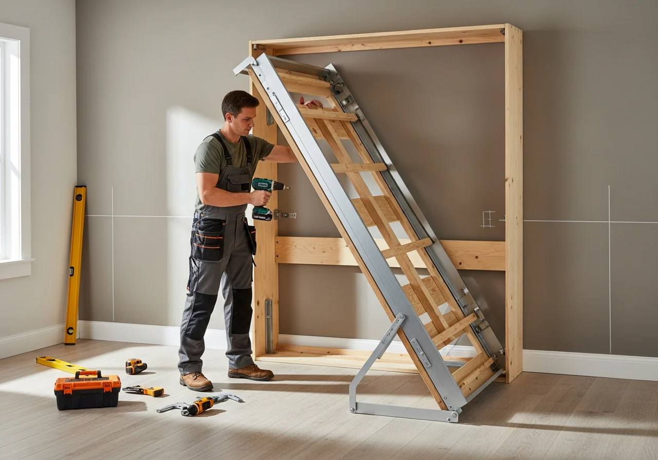 Professional Murphy bed installation in London