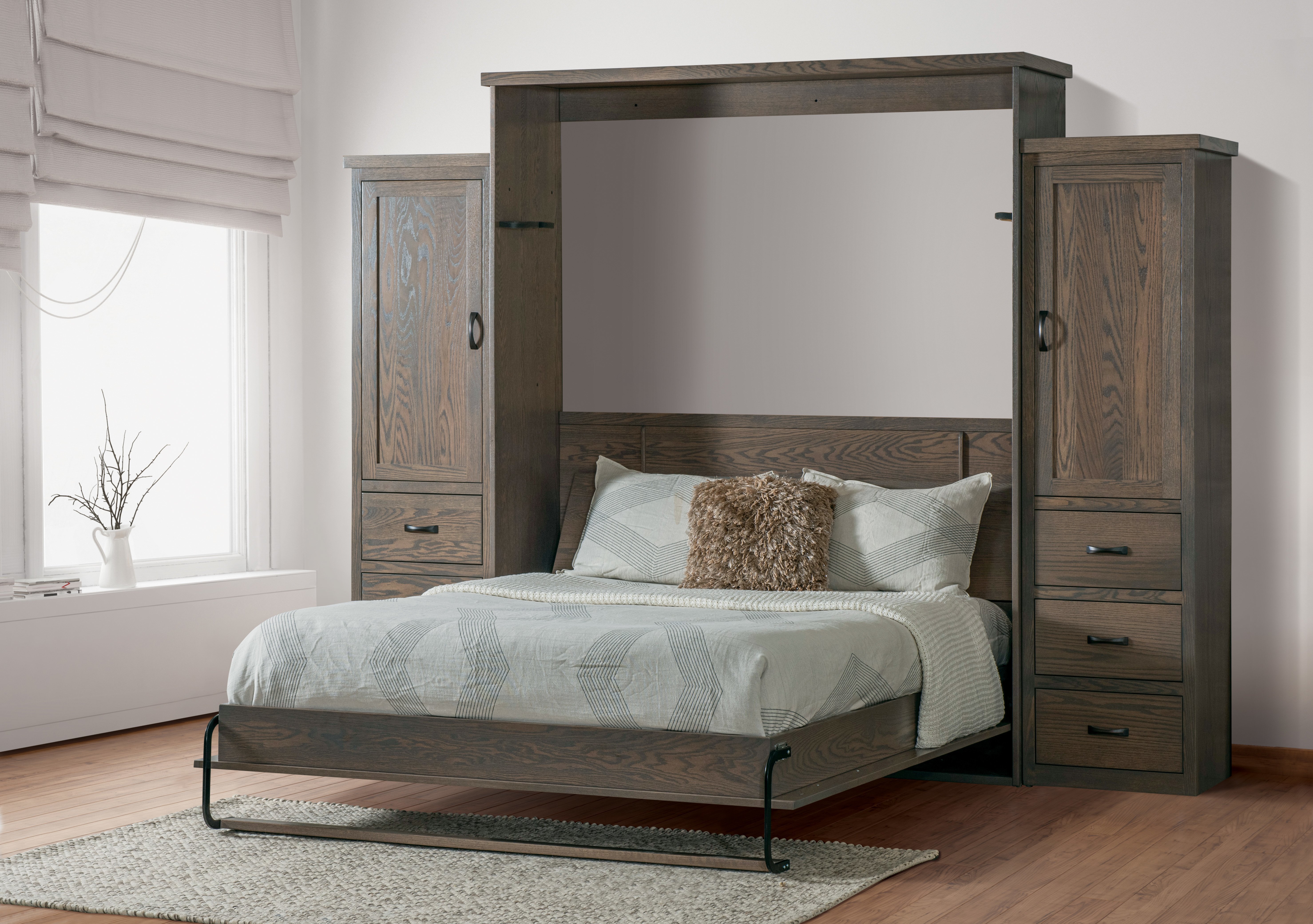 Stylish Murphy bed in a modern home